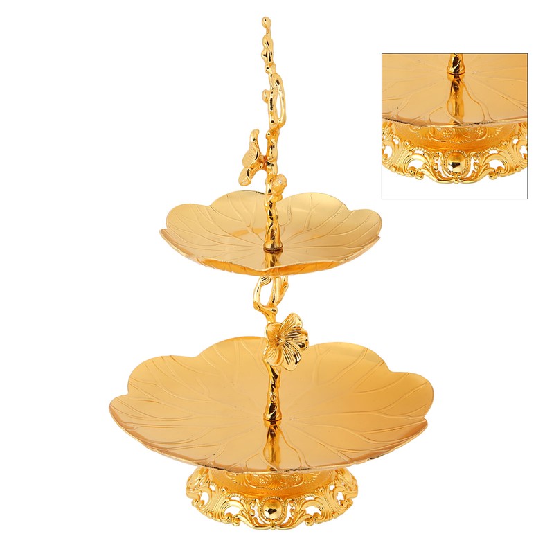 2 Layer Cupcake Stand European Style Gold Cupcake Stand Easy