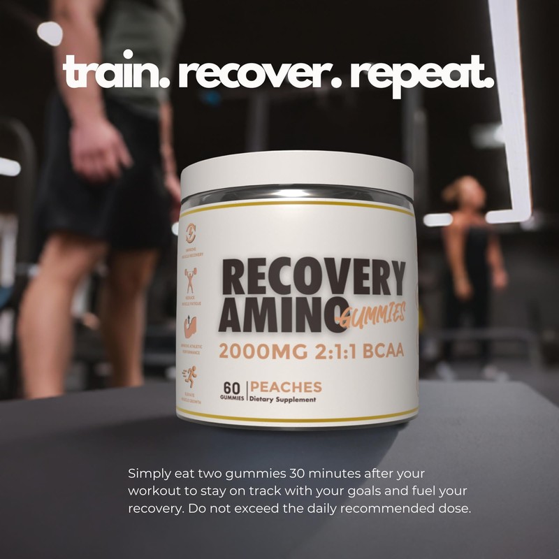 BCAA Gummies for Muscle Recovery & Muscle Endurance – Branched-Chain