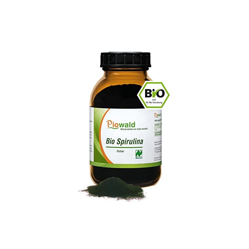 Organic Spirulina Powder, 100 g, Naturland