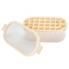 Ice Cube Tray with Lid Bin 2 Layer Ice Trays