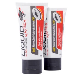 Liquid Mayhem Garlic Minnow Fish Attractant Gel 60 ml / 2 oz · 60 Uses 2-Pack – Real Garlic Minnow Bait & Aminos | UV-Enhanced Long-Lasting Gel – All Lure Types