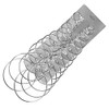12 Pairs Hoop Earrings Set Big Circle Earring Fashion Jewelry