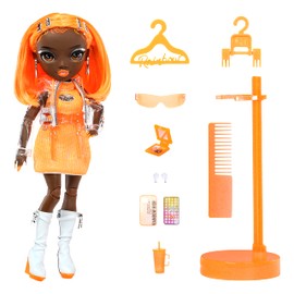 Rainbow High Michelle- Orange Fashion Doll. Fashionable Outfit & 10+ Colorful Play Accessories. Great Gift for Kids 4-12 Years Old and Collectors.