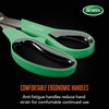 Scotts 8 in. All-Purpose Steel Garden Utility Shears with Serrated