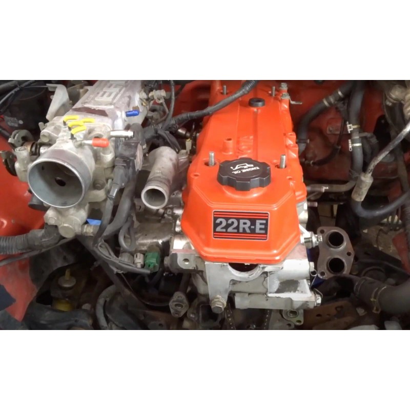 Toyota OEM 22R-E Toyota Valve Cover Sticker / decal 4runner