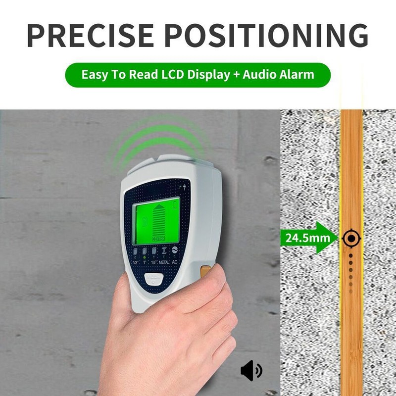 Stud Finder Wall Scanner 5 in 1 LCD Display Accurate