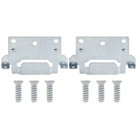 Spare Hardware Parts Replacement for IKEA Part 116791 and 139301 with Screws Bed Frame Mounting Plate (116791+110789)