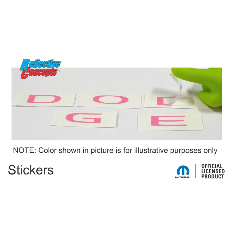 Rear Dodge Emblem Overlay Decal - Fits 2015-2023 Challenger -