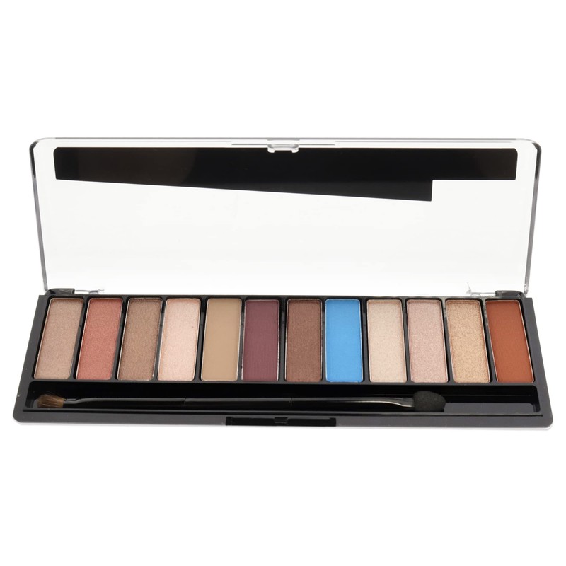 Rimmel London Magnif'Eyes Eyeshadow Palette, 12 Shades, Blendable Formula, Versatile,