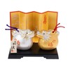 Seto Pottery Sha 2024 Zodiac Figurine Figurine Compact Dragon Dragon Tatsu New Year Decoration Kaikun Golden and Silver Fukuju Fukusuzu Shoho Kiln 131
