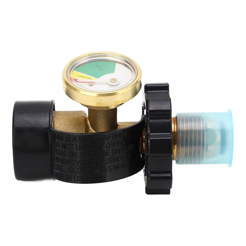Gas Tank Pressure Gauge QCC Type 1 Converts 5‑100lb Gas