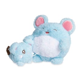 Pokemon Center: 6 Inch Plush Azurill & Marill Pokemon Buru Buru Mugyu!