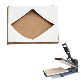 Non-Stick Heat Press Cover - High Temperature Resistant Protective Sheet for T-Shirts, Mugs, Hats & More - Durable, Easy to Clean, Perfect for DIY Crafting & Sublimation Projects (16x20inch, Brown)