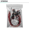 QTEATAK KCD1 On/Off 3-Pin 2-Position Snap 10A/125V, 6A/250V Red LED