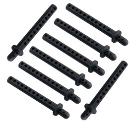 8-Pack 68mm RC Car Body Shell Post Plastic Holder Mounts with Clips Compatible with 1/10 4WD Remote Control Car Off-Road Buggy Truck