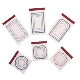 Operitacx 6 Notebook Planner Notepad Desktop Planning Pad Compact Note Pads Small Memo Pads Vintage Decor The Office Decor Desk Notepad Pocket Notepad Work Multifunction Accessories Paper