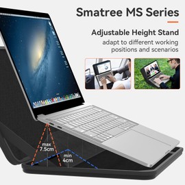 Smatree MS82 Hard EVA Protective Sleeve with Stand Compatible for 15.6 inch ASUS ExpertBook B1 B1502/B1500, for 15.6 inch ASUS P1512/M515/L510/F515 Laptop