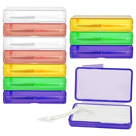 10-Pack Multicolored Dental Wax for Braces, 50-Strip Set of Unscented, Flavorless Orthodontic Wax, Teeth Braces & Aligners Care, Bracket Covers, Lip Protectors & Oral Appliance Accessories
