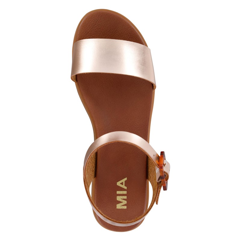 MIA Women's Peyton Sandal, Rose Gold, 10