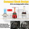 STONEBANKS 9005 9006 LED Headlights Kit Combo Bulbs 6500K High