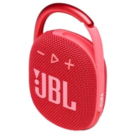 JBL 2 Pack Clip 4 Waterproof Wireless Audio Bluetooth Speaker Bundle (Red)