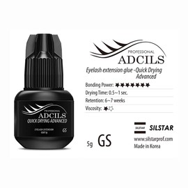 ADCILS EYELASH EXTENSION GLUES 0.2 oz (5 g) (GS_5g)