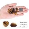 Nupuyai Nupuyai 12pcs Tiger's Eye Crystal Heart Love Palm Worry
