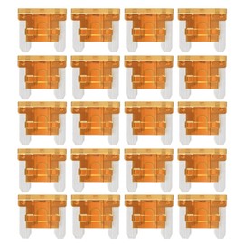 Gebildet 5A Low Profile Mini/APS, ATT Blade Car Fuses 5Amp Automotive Fusibles for RV Auto Motorcycle Truck (Pack of 20Pcs)