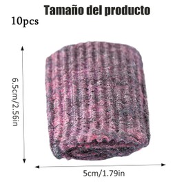 10 Almohadillas de Jabón de Lana de Acero,Cepillo Lavavajillas de Lana de Acero,Herramienta de Limpieza del Hogar,Cepillo Limpiador de Jabón,Grasa y Aceite de Cocina Fáciles de Limpiar