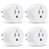 EIGHTREE 4 Pack Smart Plugs for Alexa Google Home Voice