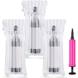 LDXDRU 50 Pack Wine Bottle Travel Protector Bags, Wine Bottle Protector, Wine Travel bags for Wine Bottles Travel Wine Bottle Protector with Pump for Travel Shipping
