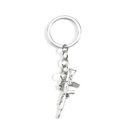 Gun Metal Key Ring, Handy Pistol Design Key Ring, Gift for Gamer, Backpack Accessories