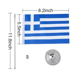 Mflagperft Greece Flag Greek Table Desk Small Mini Flags Decorations