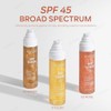KYDA 바디 글로우 오일 골드 미카 SPF 45 선크림 선키스