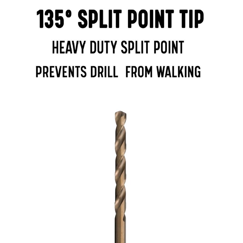 Drill America - Broca de extensión de aeronaves de cobalto