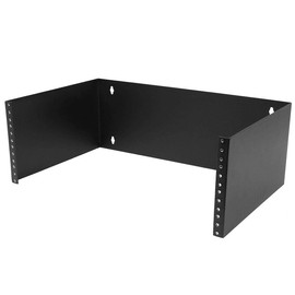 Monoprice 4U Wall Mount Rack, 19-Inch Bracket for Patch Panels, Network Switches, Servers, and IT Equipment, 7in x 19in x 12in, 4U, Max 40 lbs.