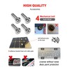 ZXFOOG Mountain License Plate Frames- Plastic Black Car Tag Holder