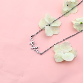 TS 1989 Necklace Reputation Singer Signature Necklace Singer Gift for Fans Music Lover Gift (Taylor Necklace S)