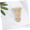OSALADI Farmhouse Style Decorative Carved Wooden Corbels Small Roman Column