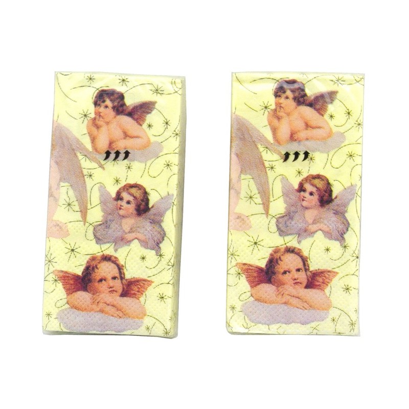 Angel S200127 Paper Napkin Handkerchief (S), Bulk Purchase Set, 20