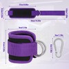 Ankle Straps for Cable Machine,Attachments Gym Ankle Cuffs with Neoprene