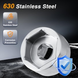 EVRBUL 26mm Bike Fork Topcap Socket Tool 3/8" Ratchet Drive Compatible with Fox 32 Series and Some 34 Series Mountain Bike Fork Topcap Nuts