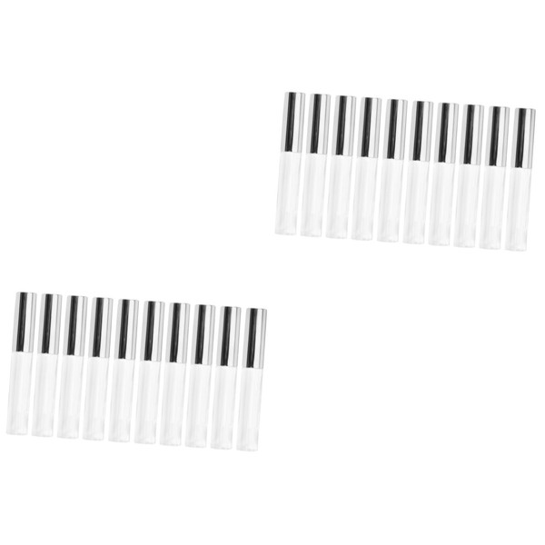 TOVINANNA 2sets 10ml Lip Circular Lip Gloss Tube Subpackaging Bottle