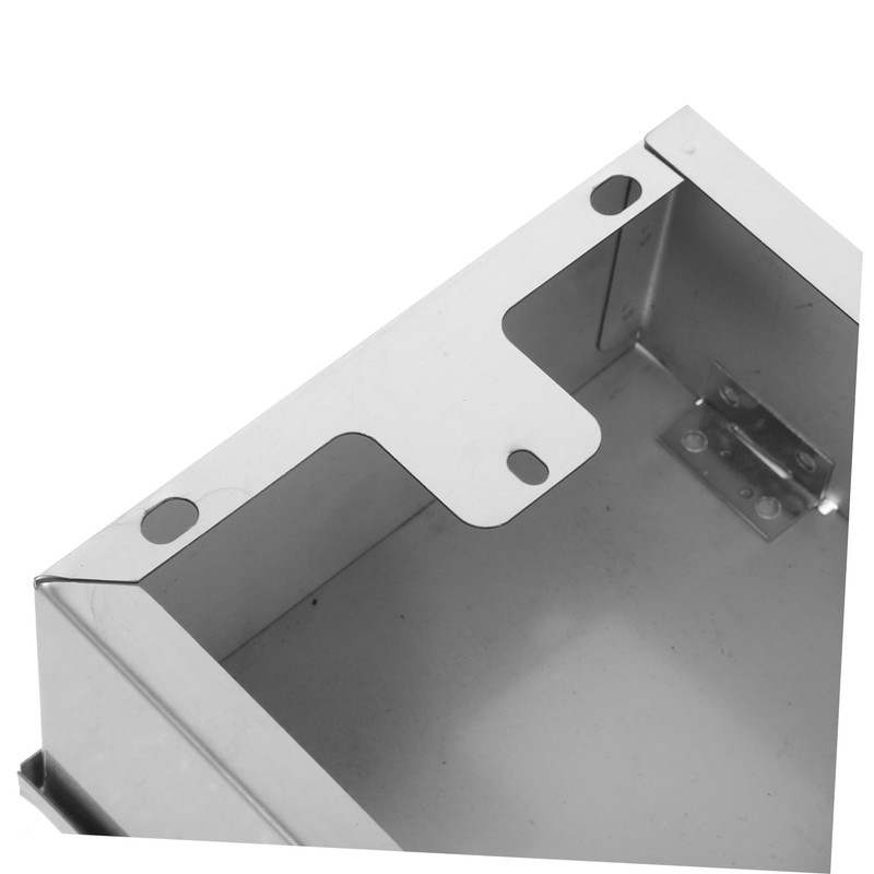 Operitacx Lockable Stainless Steel Socket Cover Heavy Duty Waterproof Electrical