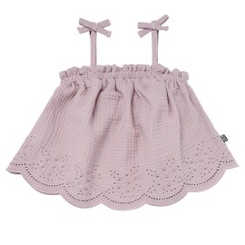 Modern Moments by Gerber Toddler Girls' Top and Shorts Set, Light Lilac, 2T