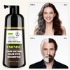 Farndu Dark Brown Hair Dye Shampoo, 3 in 1 Instant