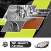 ROADEAL Headlights W/Bulbs for 2006-2010 Toyota Sienna Minivan (All Trims: