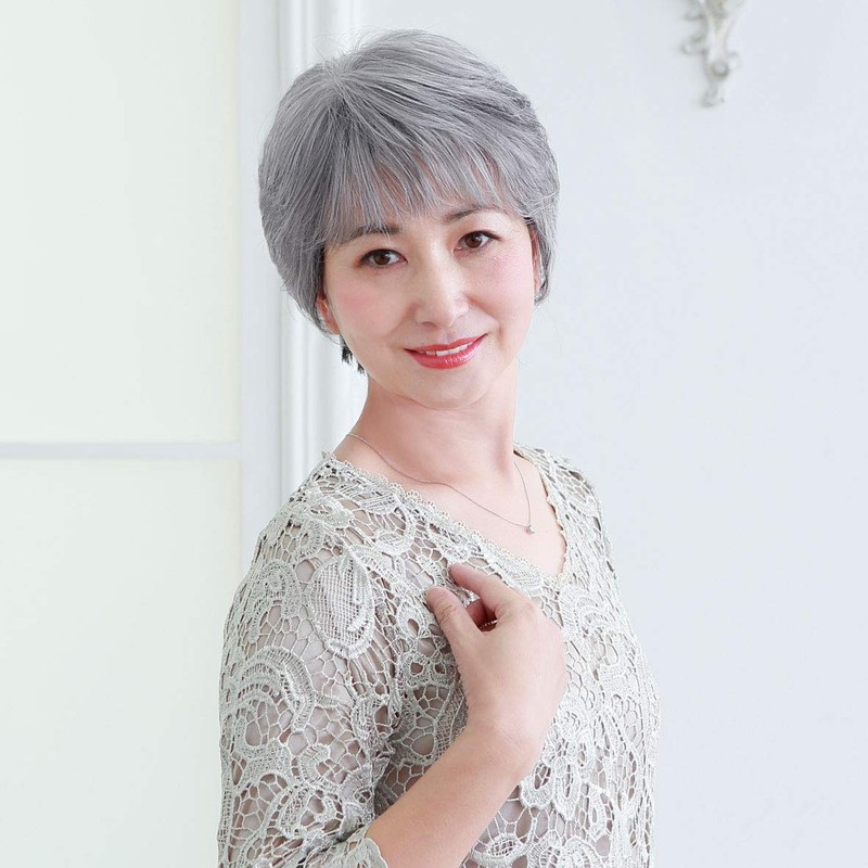 All Mrs. Minimalist Short Heat Resistant Gray Hair