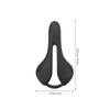 Carbon Fiber Bike Saddle Microfiber Leather Surface Hollow Seat Cushion