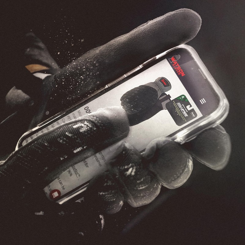 Watson Gloves Oil Change Sustainable Work Gloves: Elastic Cuff, Touchscreen,